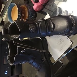 Harley Davidson Mens Black Mid Calf Boots 10